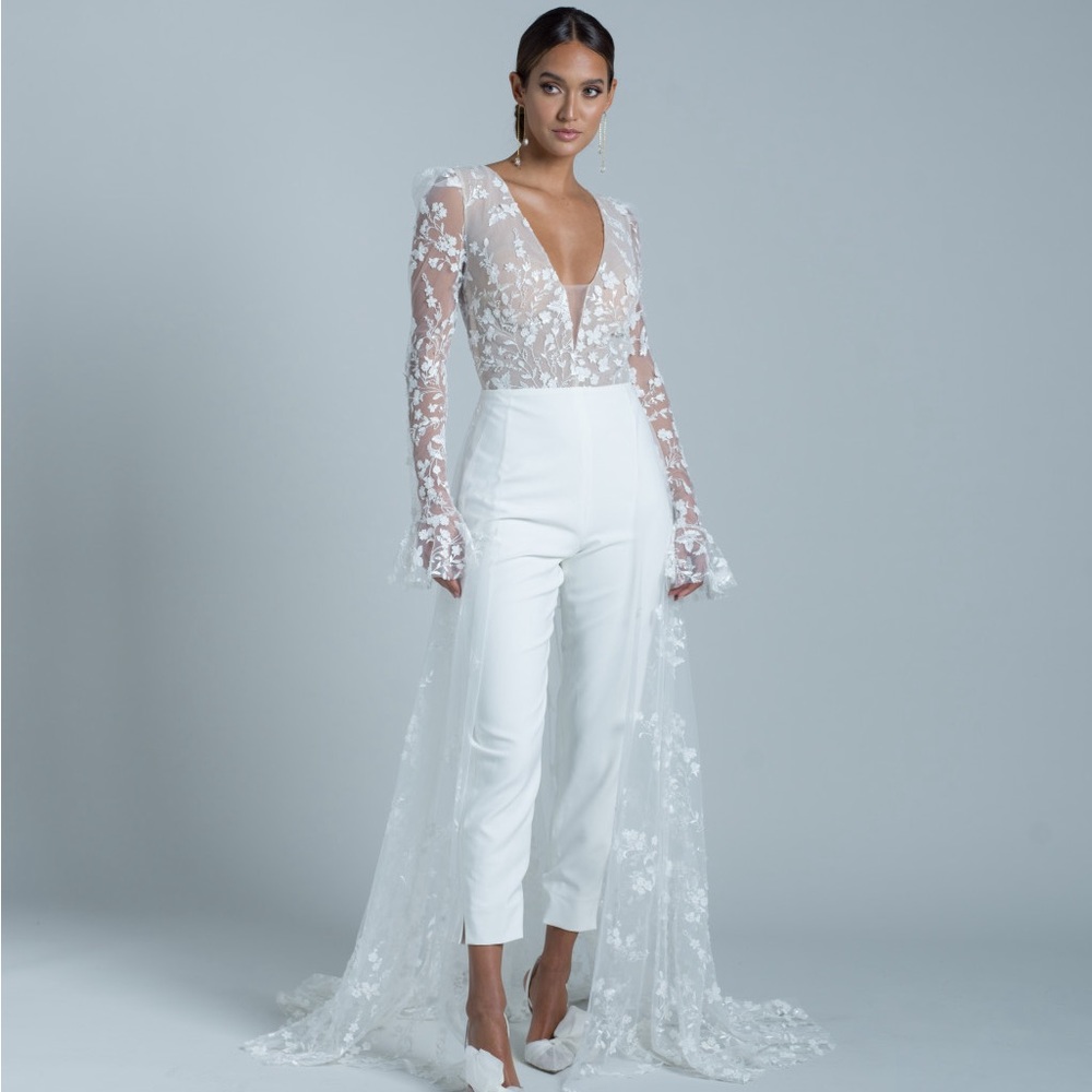 Rime Arodaky Gavreel Bridal Jumpsuit, 36